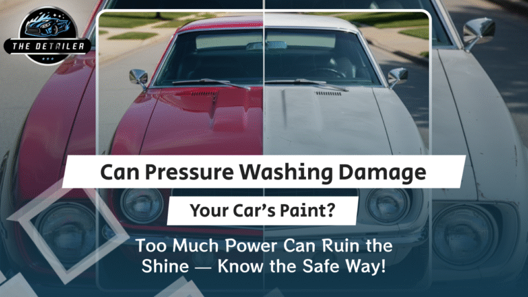 Can Pressure Washing Damage Your Car’s Paint? Too Much Power Can Ruin the Shine — Know the Safe Way!
